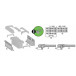 Adaptateur pour pivot Salamander Stream blanc / pce