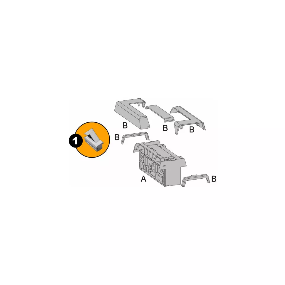 Coiffes pour pivot Tornado 200 noir /...