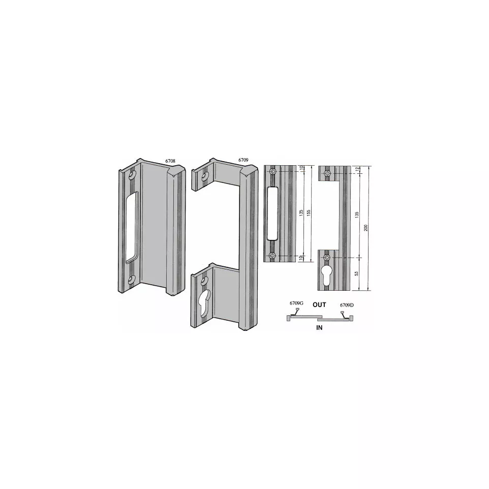 Reversible Aluminum Pull Handles for...