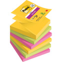 Post-it Super Sticky Z-notes Carnival, 90 feuilles, ft 76 x 76 mm, 4 + 2 GRATUIT