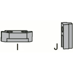 Roller Keep for GU-966 mZ and GU-966 oZ Timber Euro Rebate 18mm per piece