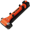 Westcott First Aid Only marteau de secours avec coupeur de ceinture, incl. fixation, 2 pièces, orange