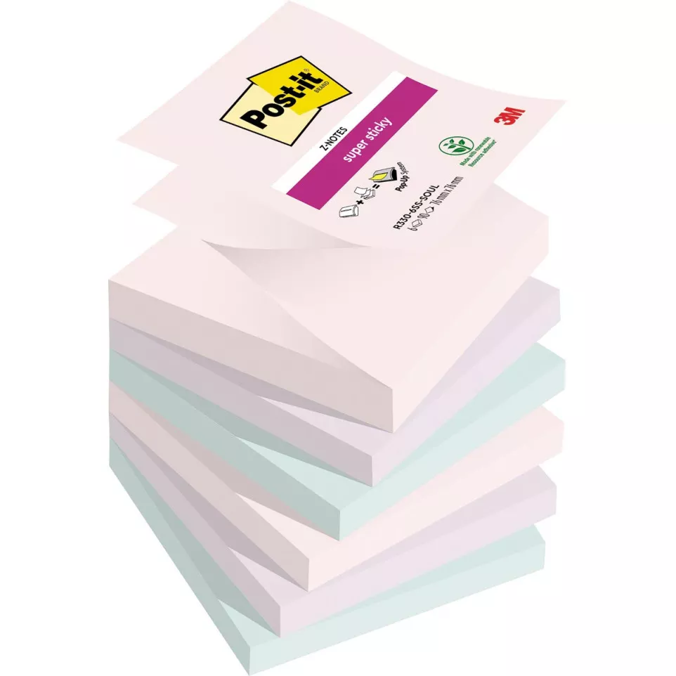 Post-it Super Sticky z-notes Soulful,...