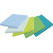 Post-it Super Sticky notes Oasis, 90 vel, ft 76 x 76 mm, geassorteerde kleuren, pak van 5 blokken