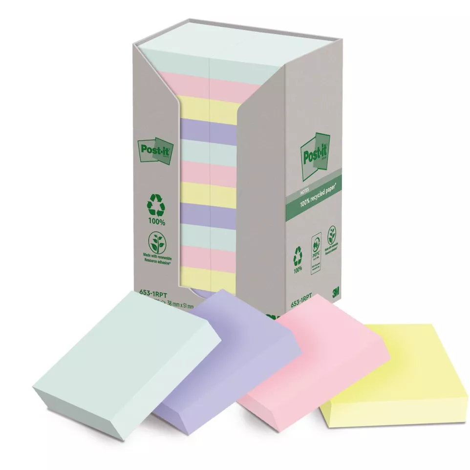 Post-it recycled notes Nature, 100...
