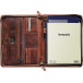 Maverick Leather Writing Pad for A4 with Notepad Brown