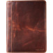 Maverick lederen schrijfmap voor ft A4, inclusief blocnote, bruin