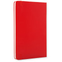 Moleskine carnet de notes, ft 13 x 21 cm, ligné, couverture solide, 240 pages, rouge