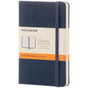 Moleskine notitieboek, ft 9 x 14 cm, gelijnd, harde cover, 192 blad, saffier