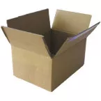 Shipping Box, One and a Half Spouts, 4.5 mm, Brown, 305 x 215 x 150 mm