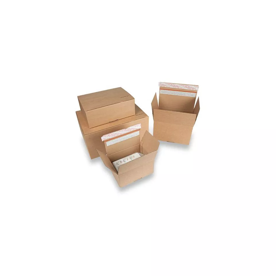 Book Shipping Box with Self-Adhesive...