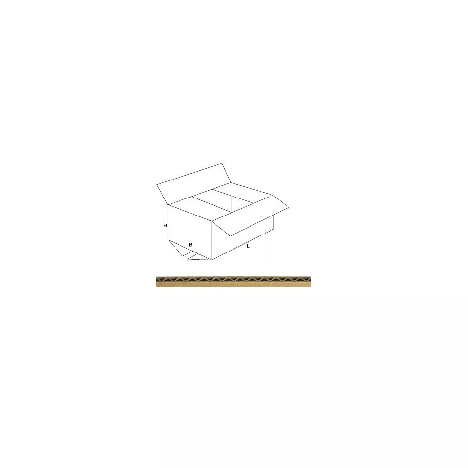Brown Corrugated Shipping Box 305 x...