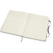 Moleskine notitieboek professional,  ft 19 x 25 cm, gelijnd, harde cover, 189 blad, zwart