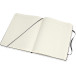 Moleskine notitieboek professional,  ft 19 x 25 cm, gelijnd, harde cover, 189 blad, zwart