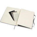 Moleskine notitieboek professional,  ft 19 x 25 cm, gelijnd, harde cover, 189 blad, zwart