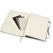 Moleskine notitieboek professional,  ft 19 x 25 cm, gelijnd, harde cover, 189 blad, zwart