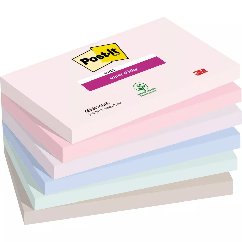 Post-it Super Sticky notes Soulful,...