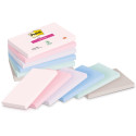 Post-it Super Sticky notes Soulful, 90 vel, ft 76 x 127 mm, geassorteerde kleuren, pak van 6 blokken