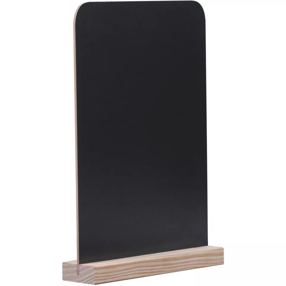 Bi-Office Table Menu Slate A4