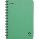 Clairefontaine FOREVER cahier spirale, recyclé, A5, 90g, 120 pages, ligné, assorti