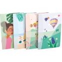 Oxford Horizons Notebook 9 x 14 cm 60 Ruled Pages Assorted Colours
