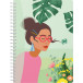 Oxford Spiral Wired Notebook Horizon A5 120 Pages 5mm Grid Assorted Colours