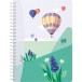 Oxford Spiral Wired Notebook Horizon A5 120 Pages 5mm Grid Assorted Colours