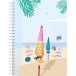 Oxford Spiral Wired Notebook Horizon A5 120 Pages 5mm Grid Assorted Colours