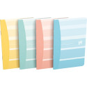Oxford Iconics notitieboekje, ft 9 x 14 cm, 60 bladzijden, gelijnd, geassorteerde kleuren