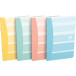 Oxford Iconics Notebook, 9 x 14 cm, 60 Ruled Pages, Assorted Colors