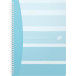 Oxford Iconics spiraalschrift, ft B5, 120 bladzijden, geruit 5 mm, geassorteerde kleuren
