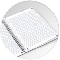 Oxford Iconics spiraalschrift, ft B5, 120 bladzijden, geruit 5 mm, geassorteerde kleuren
