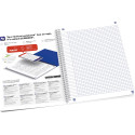 Oxford Iconics spiraalschrift, ft B5, 120 bladzijden, geruit 5 mm, geassorteerde kleuren