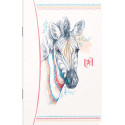 Oxford Boho Spirit Notebook, 9 x 14 cm, 60 Lined Pages, Assorted Colors