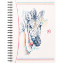 Oxford Boho Spirit cahier spiralé, ft A5, 120 pages, ligné, couleurs assorties