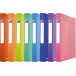 Oxford Urban boîte de classement en PP, format 24 x 32 cm, dos de 4 cm, couleurs assorties transparents