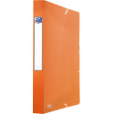 Oxford Urban boîte de classement en PP, format 24 x 32 cm, dos de 4 cm, couleurs assorties transparents