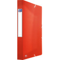Oxford Urban elastobox uit PP, formaat 24 x 32 cm, rug van 4 cm, geassorteerde transparante kleuren