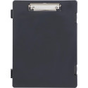 MAUL Lefty Clipboard with Compartment PP A4 Portrait Left Opening 33.5x24.5x2.5cm Black