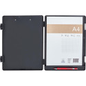 MAUL Lefty Clipboard with Compartment PP A4 Portrait Left Opening 33.5x24.5x2.5cm Black