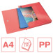 Esselte Colour'Breeze boîte de classement, ft A4, 2,5 cm, corail