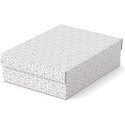 Esselte Home opberg- en geschenkdoos,  ft 26,5 x 36 x 10 cm, wit, pak van 3 stuks