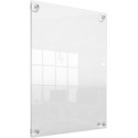 Nobo Premium Plus tableau d'affichage acrylique amovible, montage mural, ft A3