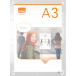 Nobo Premium Plus tableau d'affichage acrylique amovible, montage mural, ft A3