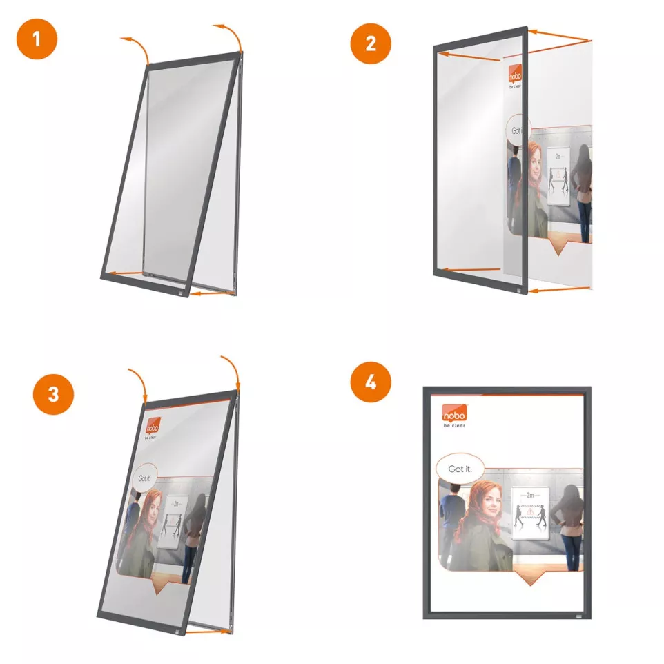 Nobo Impression clicklijst, ft A4,...