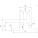 Bodemrail 9265 aluminium opschroefbaar voor schuif- en hefschuifsysteem totale hoogte 19mm lengte 7000mm F1 / 7m