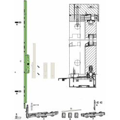 Accessoires GU 934 Schuco CT70 / pce