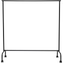 MAUL kledingrek Limbo metaal, 4 geremde wielen, hg156xbr151(220)x50cm, tot 30kg,  zwart RAL9004