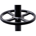 MAUL kapstok Nubis metaal, hoogte 175 cm, 20 ophanghaken met parapluhouder, zwart RAL9004