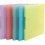 Exacompta classeur à anneaux Chromaline ft A4, 2 anneaux de 1,5 cm, couleurs pastel assorties